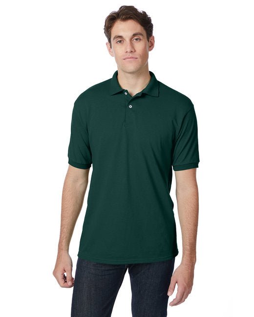 Hanes Adult EcoSmart® Jersey Knit Polo Hanes