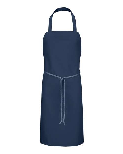 Bib Apron - Chef Designs | Durable and Professional Chef Designs One Size Navy Blue