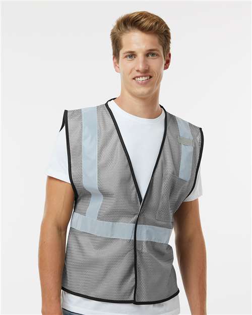 EV Series® Enhanced Visibility Non-ANSI Vest | Lightweight and Versatile Kishigo S/M Grey
