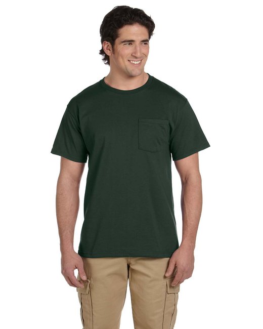 Custom DRI-POWER® Pocket T-Shirt – Moisture-Wicking & Durable Pocket T-Shirt Jerzees
