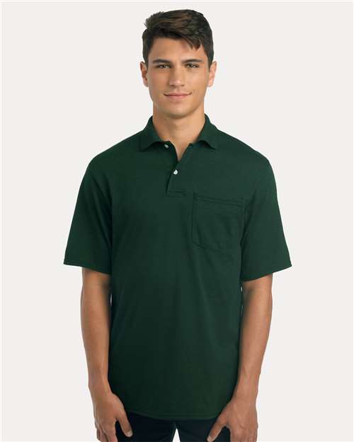 Dri-Power® Polo With Pocket - JERZEES | Moisture-Wicking, Durable, and Custom-Ready Jerzees