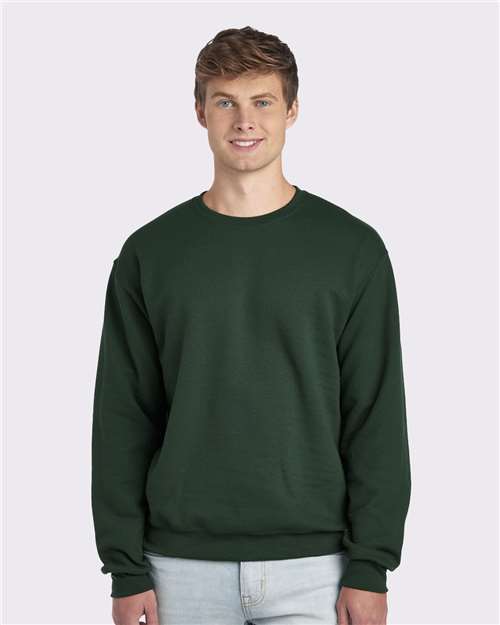 NuBlend® Crewneck Sweatshirt - JERZEES | Comfortable, Durable, and Customizable Jerzees Smalll Forest Green