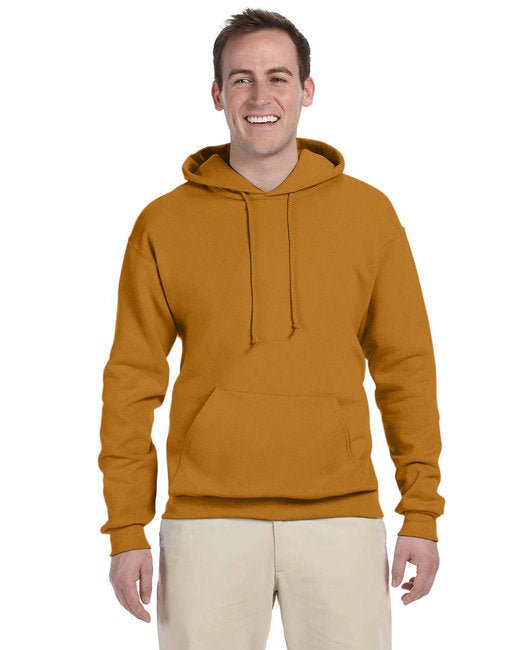 Jerzees Adult NuBlend® Fleece Pullover Hooded Sweatshirt – Soft, Durable, and Pill-Resistant Jerzees Small Golden Pecan