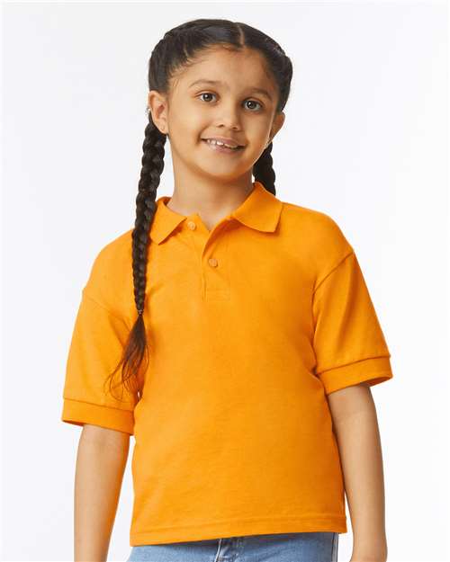 DryBlend® Youth Jersey Polo - Gildan | Moisture-Wicking, Durable, and Eco-Friendly Gildan