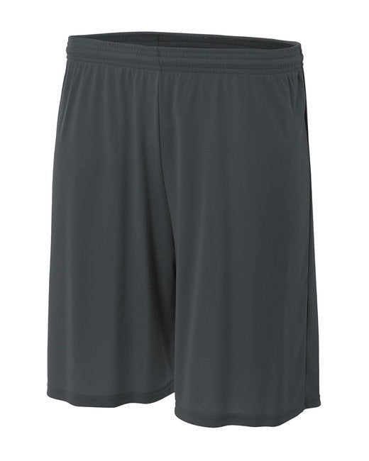 Custom Youth Performance Shorts – 6-Inch Inseam & Cooling Fabric Shorts A4 X-Small Graphite Grey