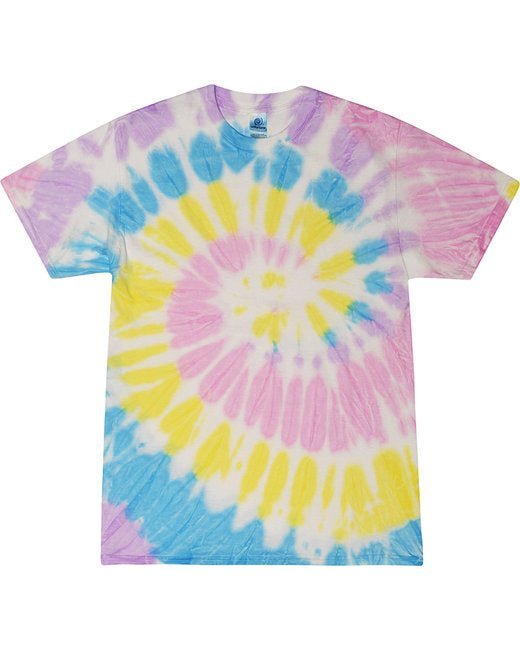Custom Rainbow Spiral Tie-Dye T-Shirt – Bright & One-of-a-Kind Tie-Dye