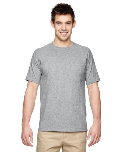 Custom DRI-POWER® Pocket T-Shirt – Moisture-Wicking & Durable Pocket T-Shirt Jerzees