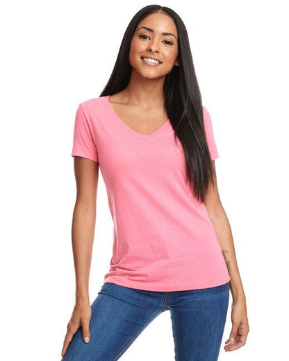 Custom Ladies' Ideal V T-Shirt – Soft, Stylish & Sustainable Design Next Level
