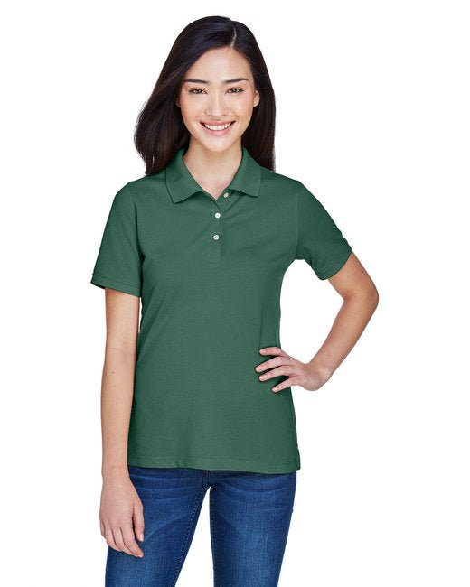 Harriton Ladies' Easy Blend™ Wrinkle-Resistant Polo Harriton