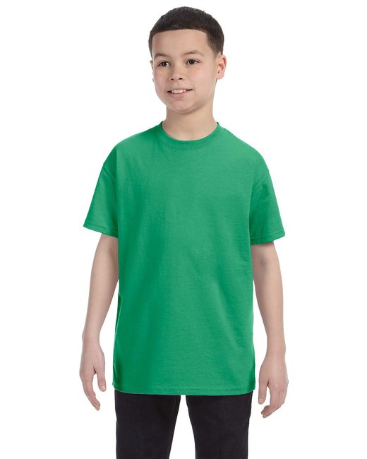 Custom Youth DRI-POWER® T-Shirt – Moisture-Wicking & Durable Jerzees X-Small Kelly Green