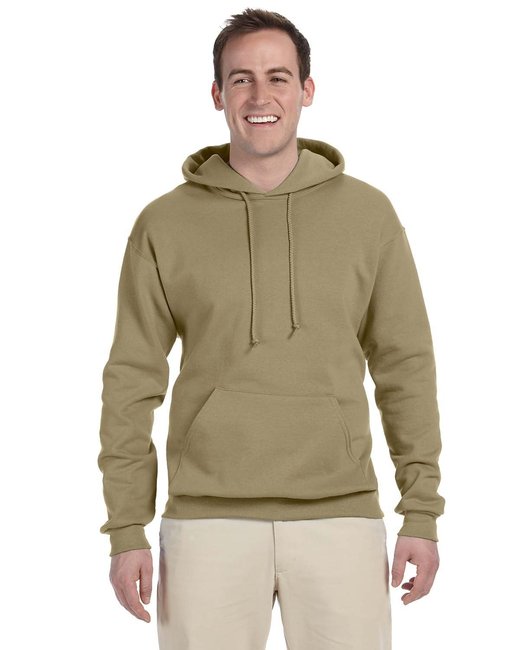 Jerzees Adult NuBlend® Fleece Pullover Hooded Sweatshirt – Soft, Durable, and Pill-Resistant Jerzees Small Khaki