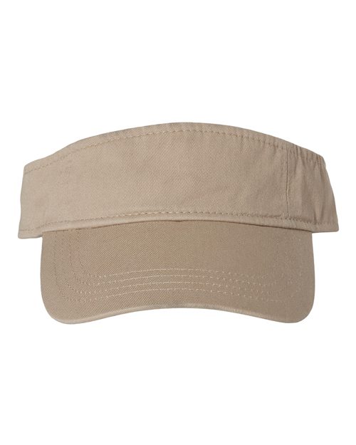 Bio-Washed Visor - Valucap | Durable, Comfortable, and Custom-Ready Valucap