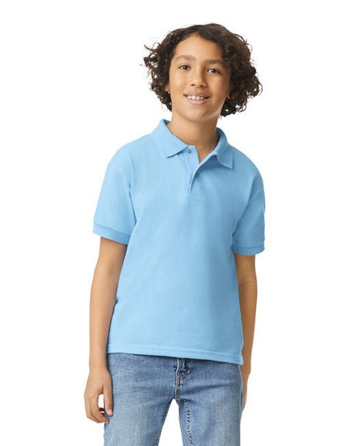 Gildan Youth Jersey Polo with Moisture-Wicking DryBlend® Fabric Gildan