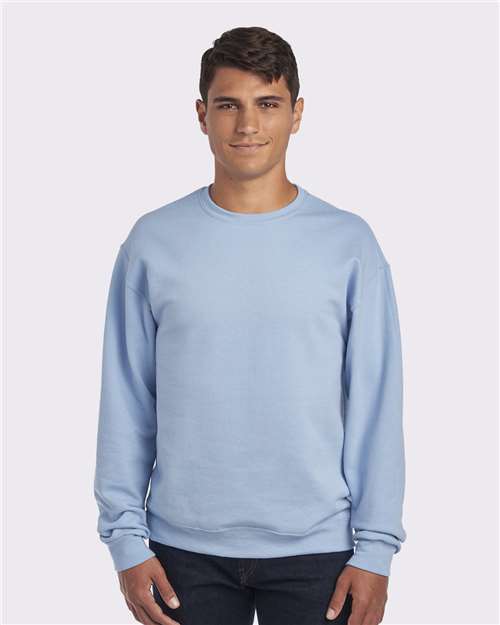 NuBlend® Crewneck Sweatshirt - JERZEES | Comfortable, Durable, and Customizable Jerzees Smalll Light Blue