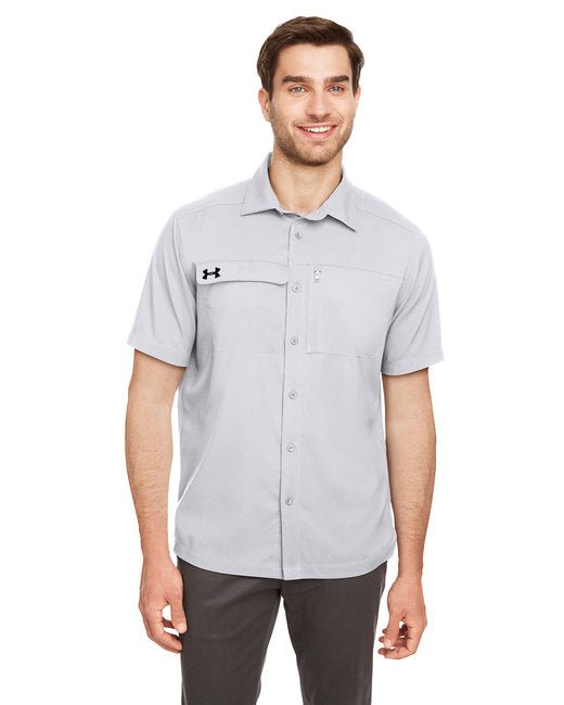 Custom Coach Woven Shirt – Stain-Resistant, UPF Protected & Stretchable SOYT Printing Company Small Hl Gr/ S Gr