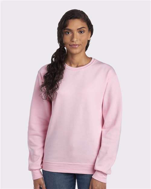 NuBlend® Crewneck Sweatshirt - JERZEES | Comfortable, Durable, and Customizable Jerzees Smalll Pink