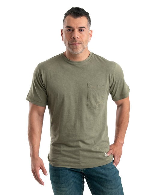 Berne Men's Lightweight Performance Pocket T-Shirt – Moisture-Wicking and Durable Berne