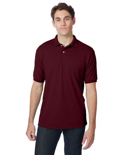 Hanes Adult EcoSmart® Jersey Knit Polo Hanes