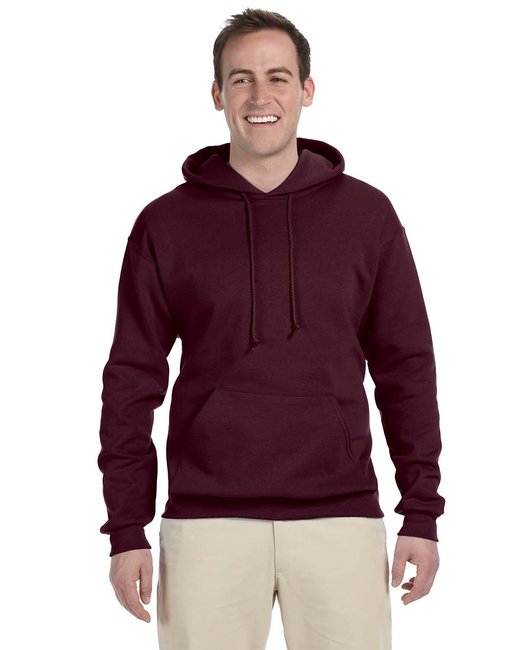 Jerzees Adult NuBlend® Fleece Pullover Hooded Sweatshirt – Soft, Durable, and Pill-Resistant Jerzees Small Maroon