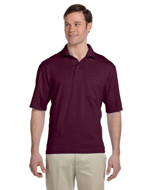 Jerzees Adult SpotShield™ Stain-Resistant Pocket Jersey Polo Jerzees