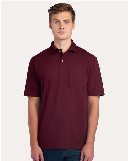Dri-Power® Polo With Pocket - JERZEES | Moisture-Wicking, Durable, and Custom-Ready Jerzees