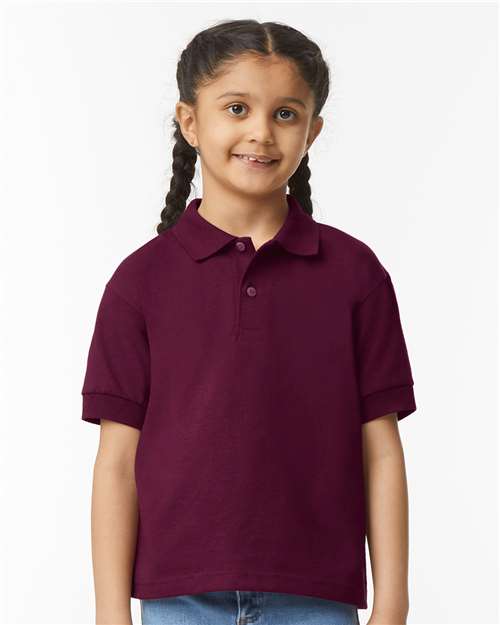 DryBlend® Youth Jersey Polo - Gildan | Moisture-Wicking, Durable, and Eco-Friendly Gildan