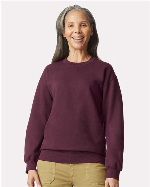 Softstyle® Midweight Crewneck Sweatshirt - Gildan | Comfortable, Durable, and Eco-Friendly Gildan Small Maroon