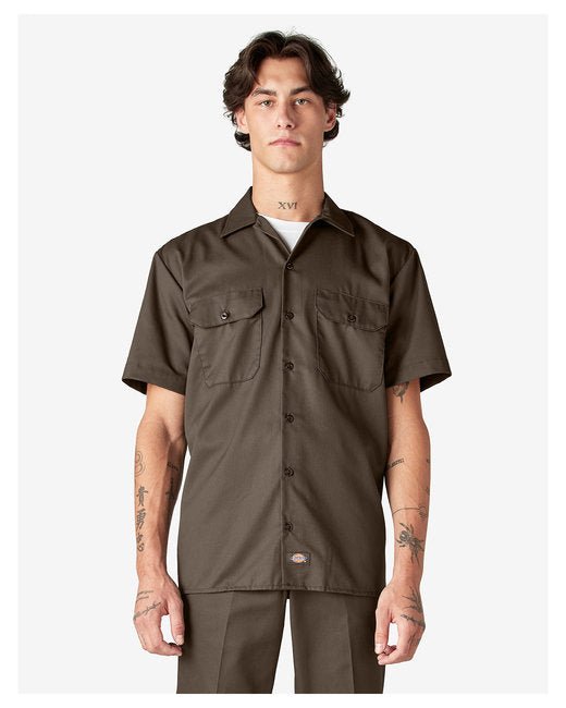 Custom Short-Sleeve Work Shirt – Durable, Stain-Resistant & Comfortable SOYT Printing Company Small Mushroom