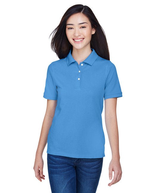 Harriton Ladies' Easy Blend™ Wrinkle-Resistant Polo Harriton