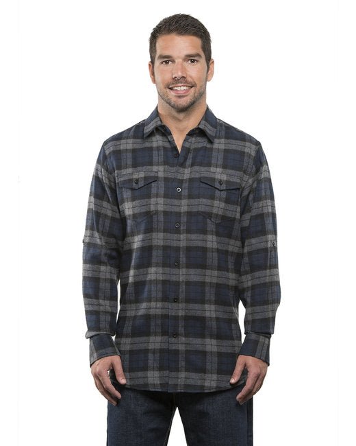 Custom Plaid Flannel Shirt – Modern Fit, Durable & Comfortable SOYT Printing Company Small Navy
