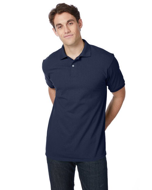 Hanes Adult EcoSmart® Jersey Knit Polo Hanes