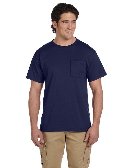 Custom DRI-POWER® Pocket T-Shirt – Moisture-Wicking & Durable Pocket T-Shirt Jerzees