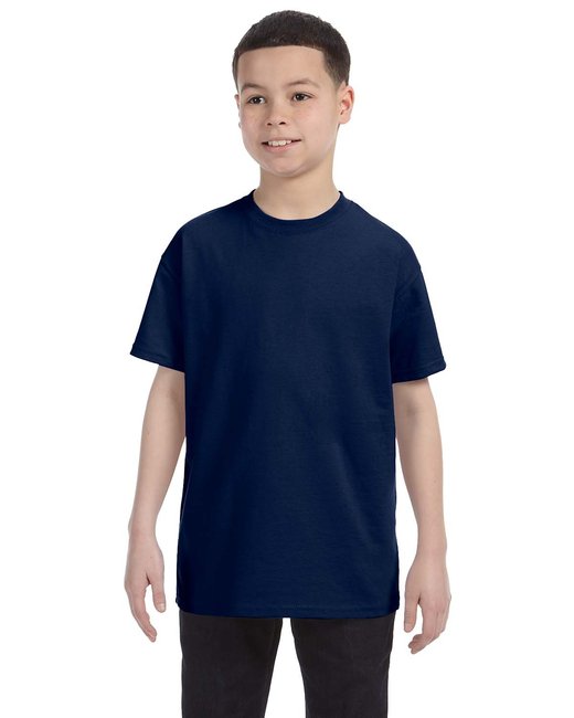 Custom Youth DRI-POWER® T-Shirt – Moisture-Wicking & Durable Jerzees X-Small Navy Blue