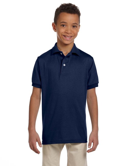 Jerzees Youth SpotShield™ Stain-Resistant Jersey Polo Jerzees