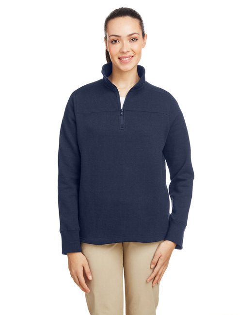 Nautica Ladies' Anchor Quarter-Zip Pullover – Stylish, Comfortable, and Versatile Nautica X-Small Navy Blue