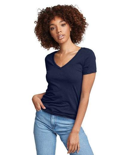 Custom Ladies' Ideal V T-Shirt – Soft, Stylish & Sustainable Design Next Level