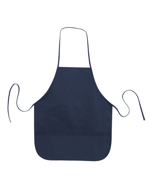 Custom Cotton Twill Apron – Heavyweight Design with Dual Pockets SOYT Printing Company Navy Blue