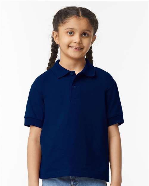 DryBlend® Youth Jersey Polo - Gildan | Moisture-Wicking, Durable, and Eco-Friendly Gildan
