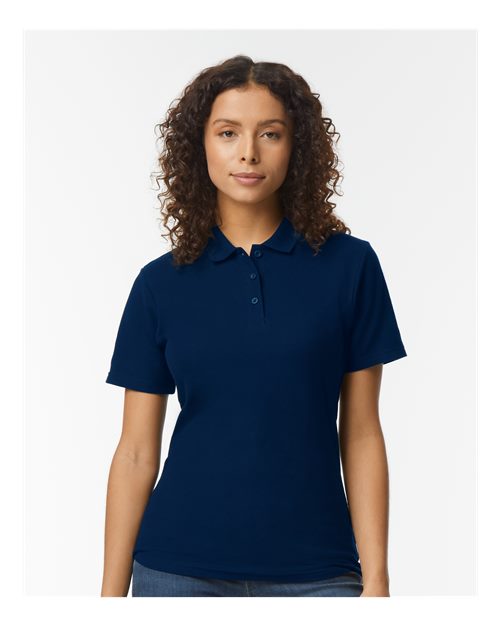Softstyle® Women’s Pique Polo - Gildan | Comfortable, Semi-Fitted, and Embroidery-Ready Gildan