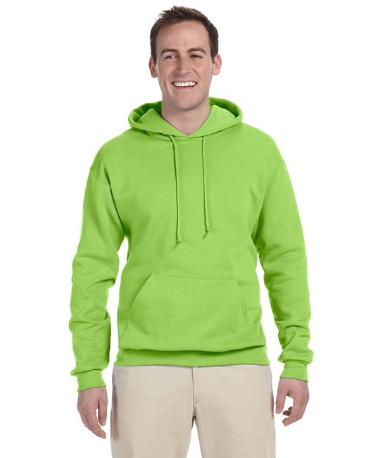 Jerzees Adult NuBlend® Fleece Pullover Hooded Sweatshirt – Soft, Durable, and Pill-Resistant Jerzees Small Neon Green