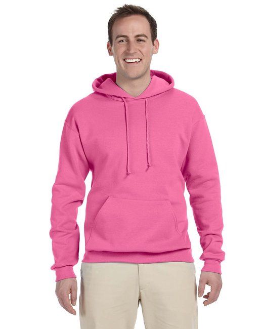 Jerzees Adult NuBlend® Fleece Pullover Hooded Sweatshirt – Soft, Durable, and Pill-Resistant Jerzees Small Neon Pink