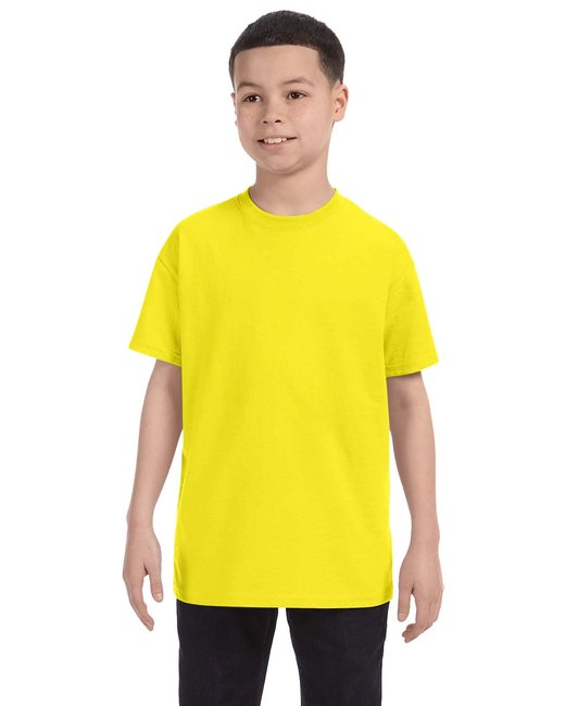 Custom Youth DRI-POWER® T-Shirt – Moisture-Wicking & Durable Jerzees X-Small Neon Yellow
