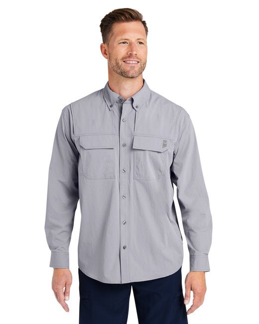 HUK Men's Creekbed Long Sleeve Shirt – Lightweight, Ventilated, and Performance-Driven Huk Small Night Owl