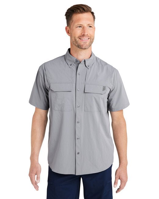 HUK Men's Creekbed Short Sleeve Shirt – Lightweight, Ventilated, and Protective Huk Small Night Owl