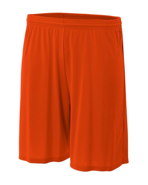 Custom Youth Performance Shorts – 6-Inch Inseam & Cooling Fabric Shorts A4 X-Small Orange