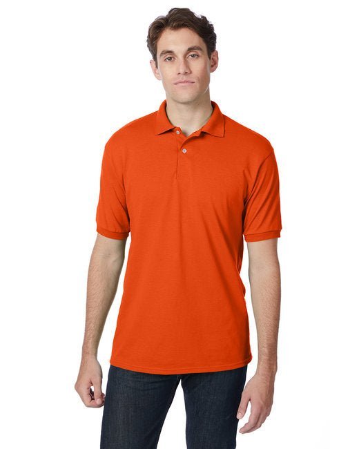 Hanes Adult EcoSmart® Jersey Knit Polo Hanes