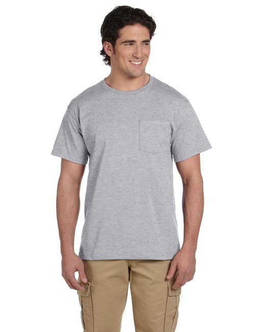 Custom DRI-POWER® Pocket T-Shirt – Moisture-Wicking & Durable Pocket T-Shirt Jerzees