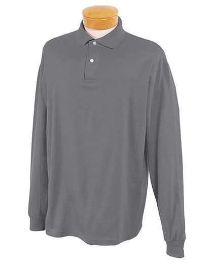 Jerzees Adult SpotShield™ Long-Sleeve Jersey Polo Jerzees