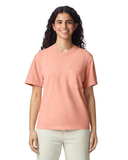 Custom Heavyweight Pocket T-Shirt – Comfortable, Durable & Eco-Friendly T-Shirt Comfort Colors