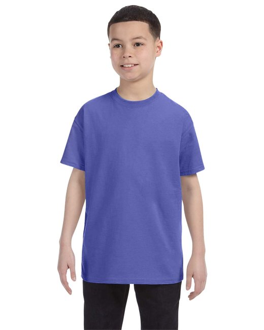 Custom Youth DRI-POWER® T-Shirt – Moisture-Wicking & Durable Jerzees X-Small Voilet